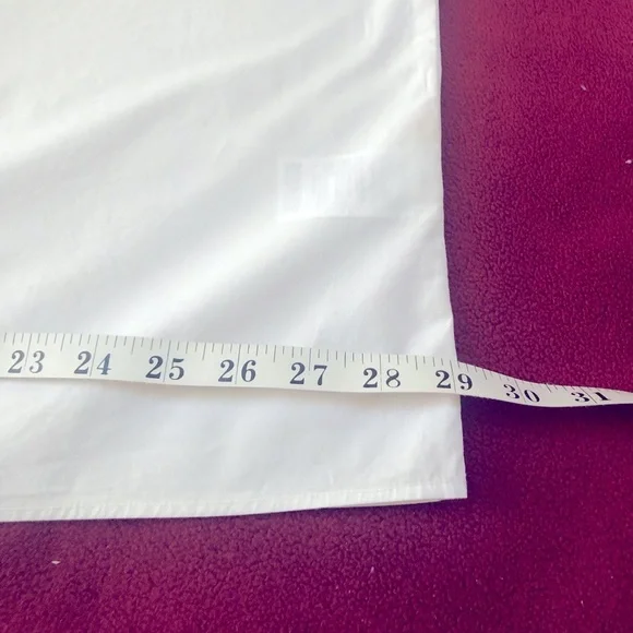 J. Crew White Puff-Sleeve Cotton Poplin Top - Picture 10 of 16